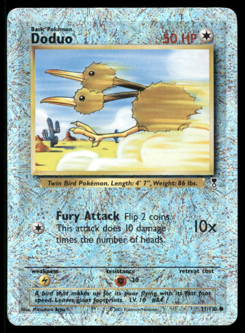 Doduo Legendary Collection #071/110 Holo Pokemon Card: We offer combined shipping on multiple items. Buyers may also arrange their own shipping. LiveShipping is a separate and independent option for shipping that is NOT a part of the auction house or thei