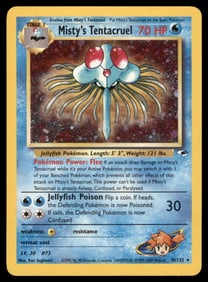 Misty's Tentacruel Gym Heroes #010/132 Holo Pokemon Card