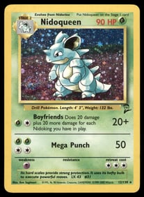 Nidoqueen Base Set 2 #012/130 Holo Pokemon Card