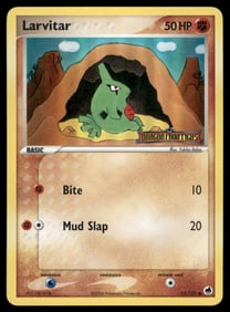 Larvitar Stamped Expedition #116/165 Holo Pokemon Card