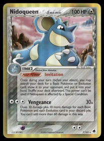 Nidoqueen (Delta Species) Dragon Frontiers #7/101 Holo Pokemon Card
