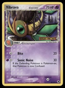 Vibrava Stamped Dragon Frontiers #42/101 Holo Pokemon Card