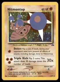 Hitmontop (3) Neo Discovery #03/75 Holo Pokemon Card