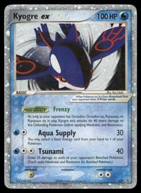 Kyogre ex Nintendo Promos #037 Holo Pokemon Card