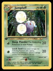 1st ED. Jumpluff Neo Genesis #007/111 Holo Pokemon Card
