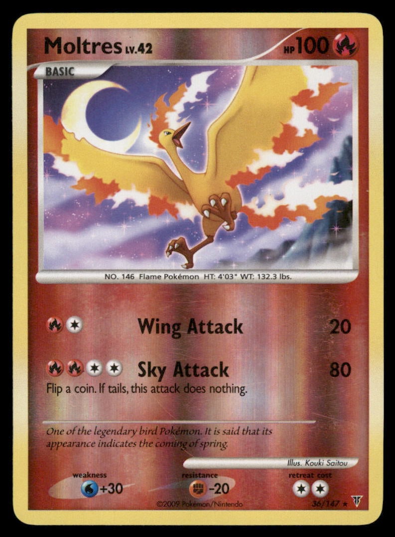 Moltres (36) Supreme Victors #36 Holo Pokemon Card: Moderate / Heavy Play