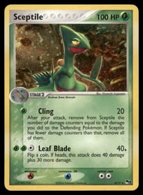Sceptile POP Series 1 #004/017 Holo Pokemon Card