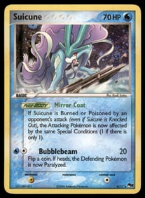Suicune POP Series 2 #004/017 Holo Pokemon Card