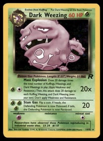 Dark Weezing (31) Team Rocket #31/82 Holo Pokemon Card