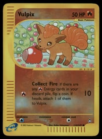 Vulpix Aquapolis #116/147 Holo Pokemon Card