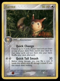 Furret Stamped Team Rocket Returns #22/109 Holo Pokemon Card