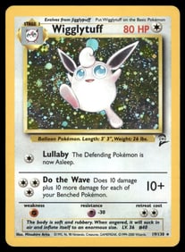 Wigglytuff Base Set 2 #019/130 Holo Pokemon Card