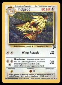 Pidgeot Base Set 2 #014/130 Holo Pokemon Card