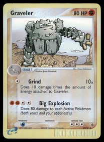 Graveler Dragon #29/97 Holo Pokemon Card