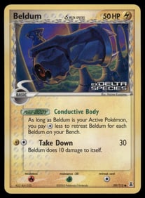 Beldum (Delta Species)Stamped Delta Species #59/113 Holo Pokemon Card