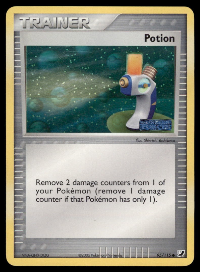 Potion Stamped Unseen Forces #95/115 Holo Pokemon Card: Moderate / Heavy Play