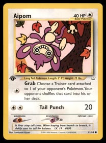 Aipom 1st Ed. Neo Pokemon Card