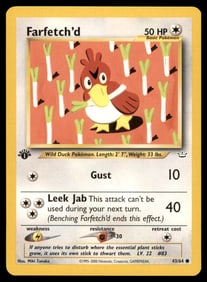 Farfetch'd 1st Ed. Neo Pokemon Card