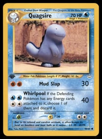 Quaqsire 1st Ed. Neo Pokemon Card