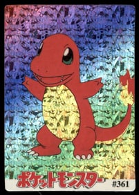Charmander Holo Prism Sticker Japanese Pokemon Card Pocket Monsters