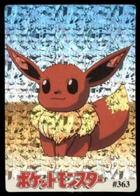 Eevee Holo Prism Sticker Japanese Pokemon Card Pocket Monsters