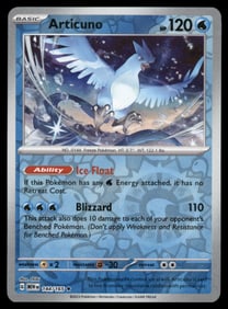 Articuno 151 Reverse Holo Pokemon Card
