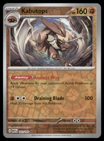 Kabutops 151 Reverse Holo Pokemon Card