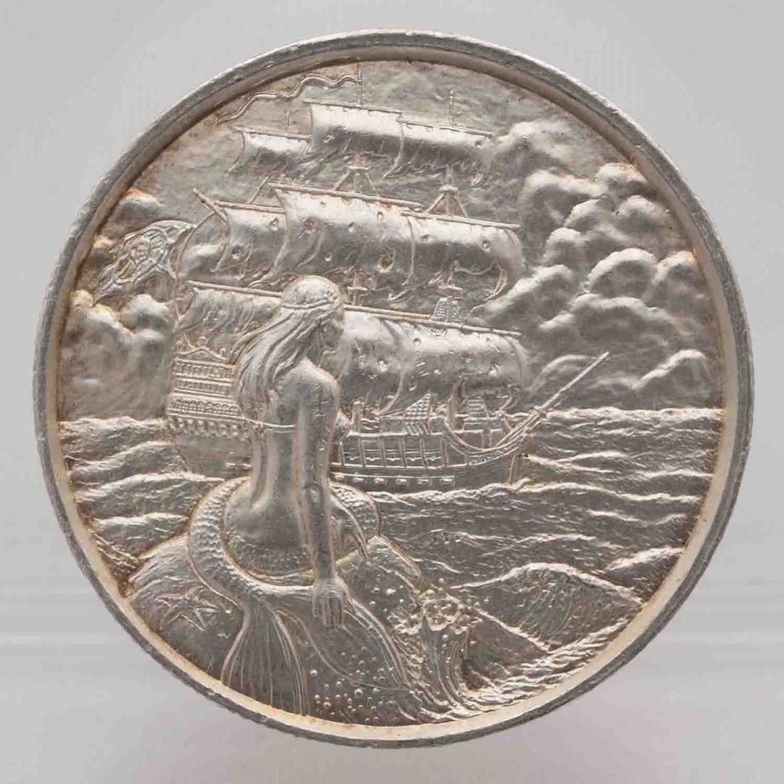 Elemetal No Prey No Pay Siren 2oz High Relief Silver Round (1 of 2)