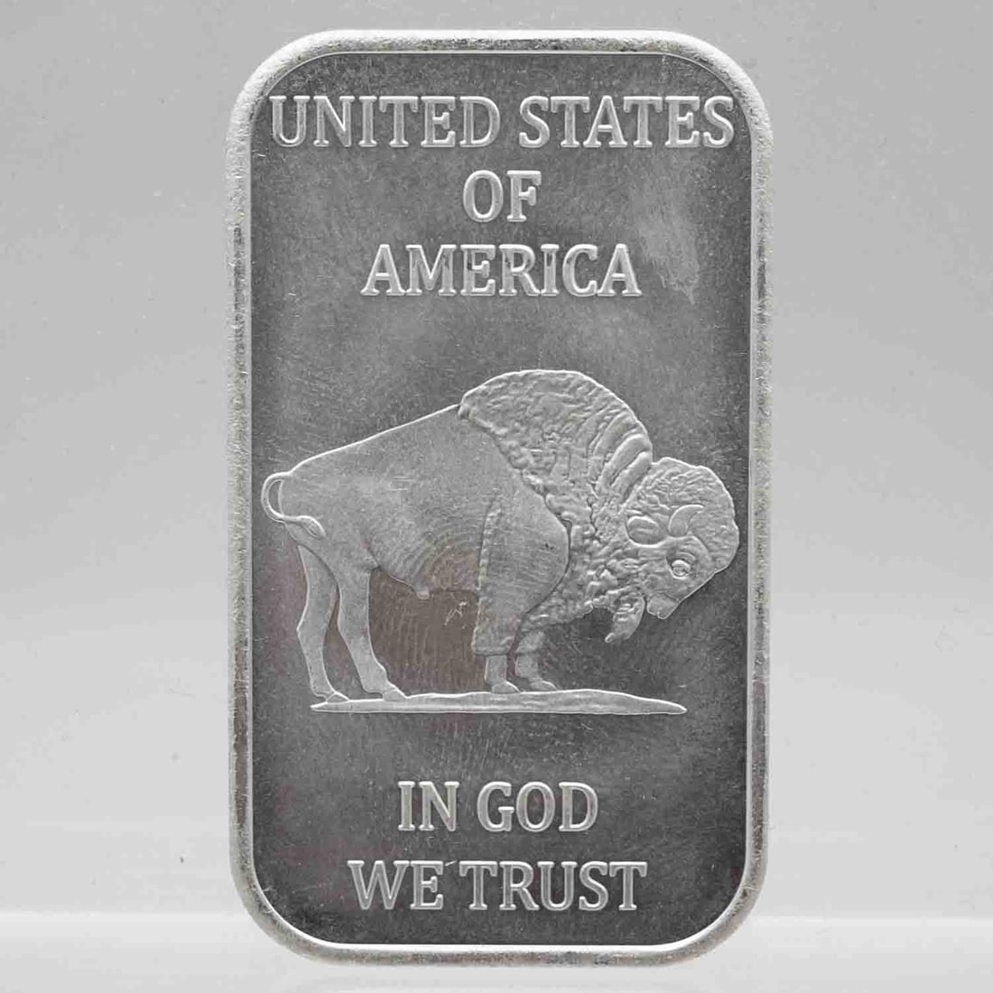 Vintage Buffalo 1oz Silver Bar (1 of 2)