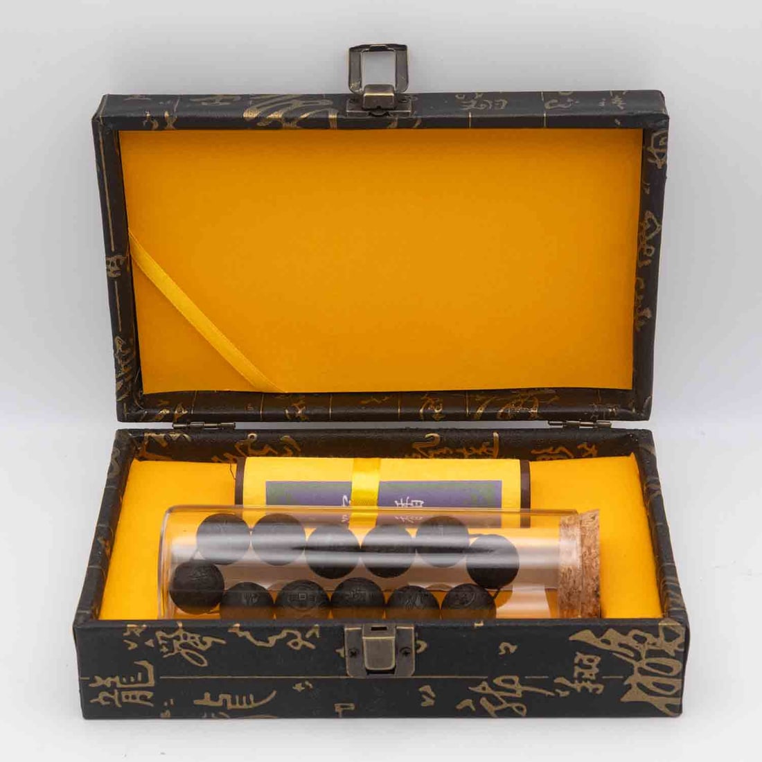 Chinese Carved Agarwood Bead Bracelet (1 of 4)