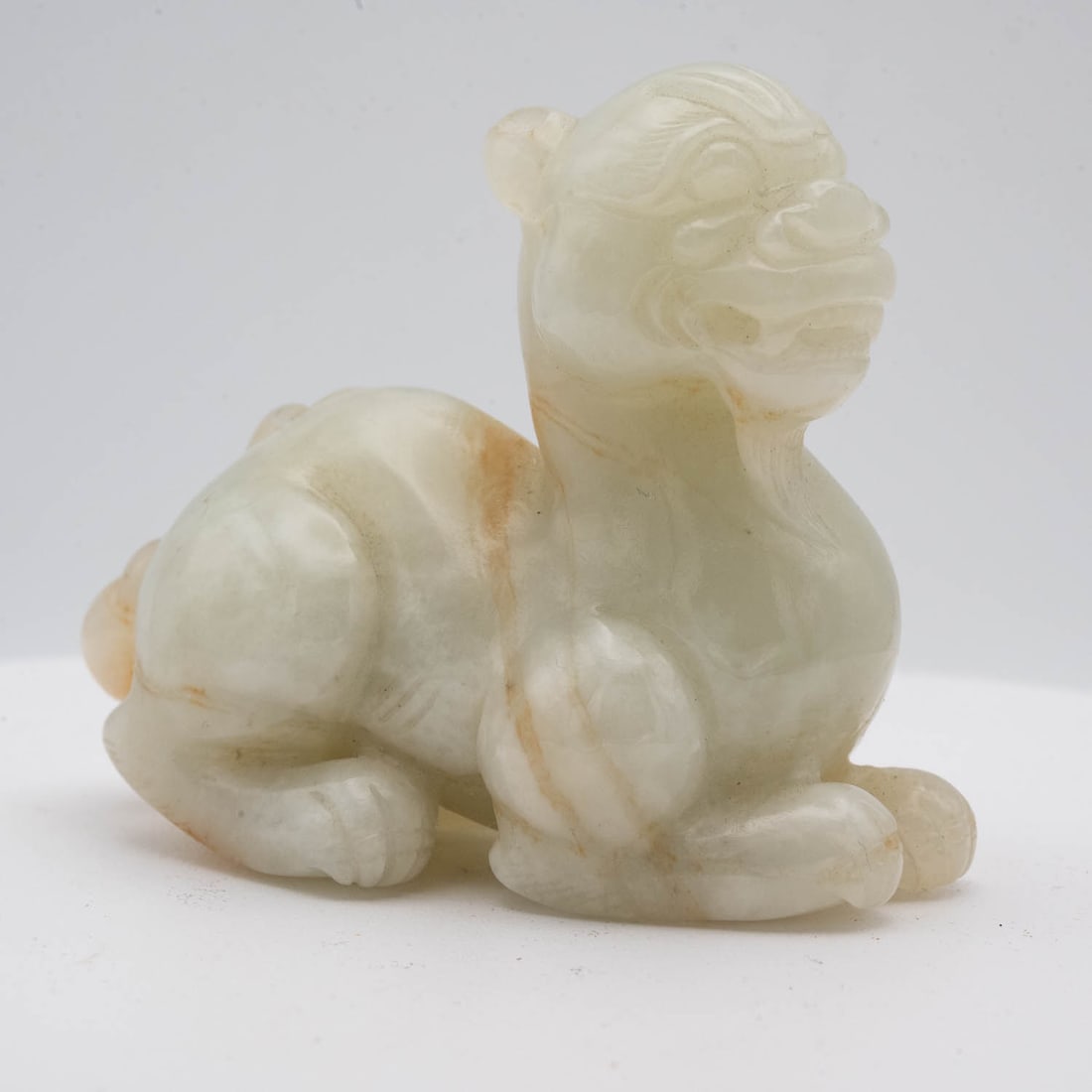 Old Chinese Carved Jade Beast Sculpture (1 of 7)