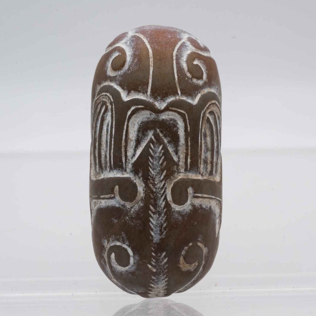 Antique Chinese Hongshan Culture Jade Cicada Figure (1 of 4)