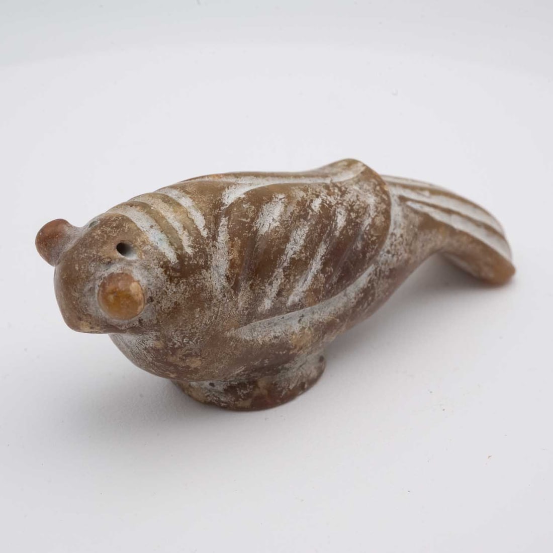 Antique Chinese Hongshan Culture Jade Bird Sparrow Figure (1 of 6)