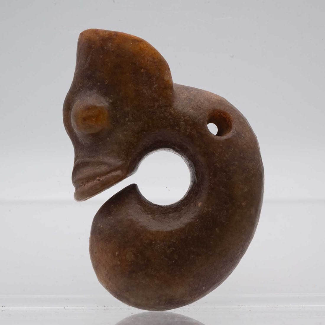 Antique Chinese Hongshan Culture Jade Pig Dragon Figure (1 of 5)