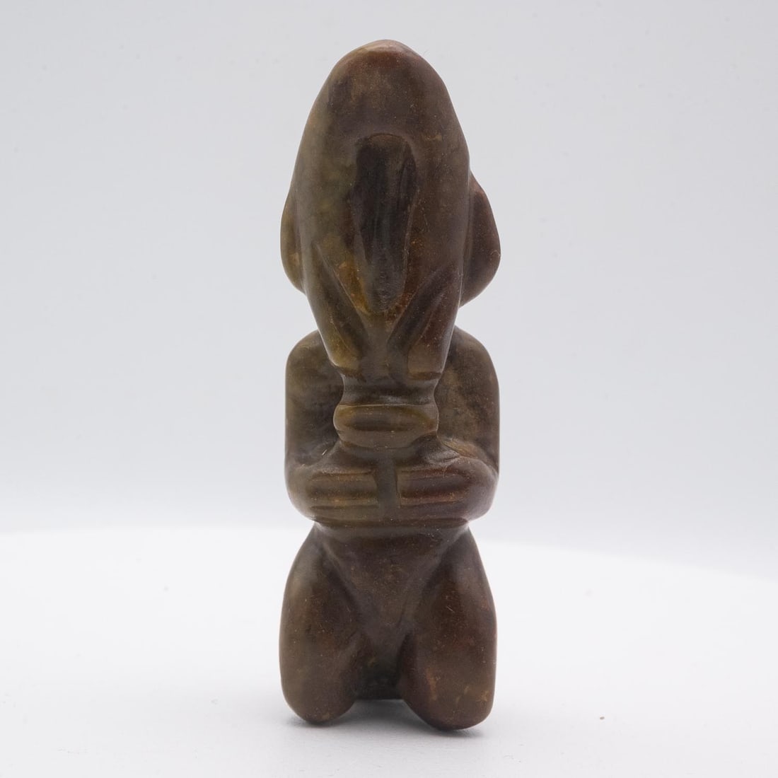 Archaic Chinese Hongshan Culture Jade Sun God Figure (1 of 7)