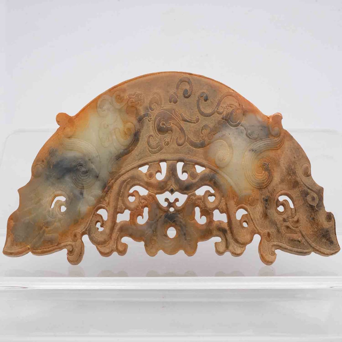 Chinese Carved Jade Mythical Beast Bi (1 of 5)