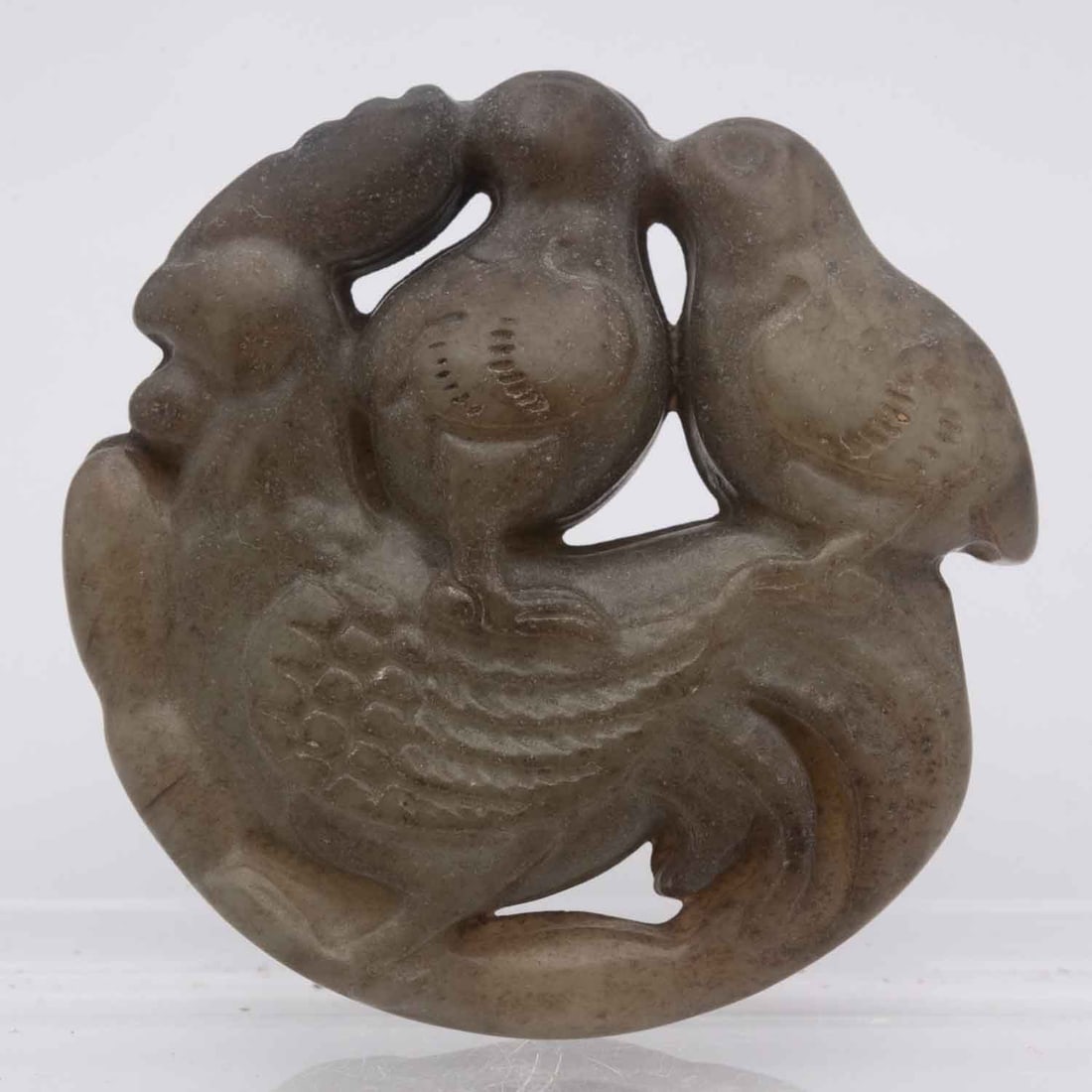 Antique Chinese Carved Jade Rooster And Chicks Ornament: Affordable and convenient "Self-Arranged Shipping" available, please email treasuredauctions@gmail.com before you check out for quote comparison. LIVESHIPPING is NOT a part of the auction house or our