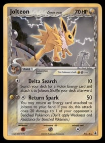 Jolteon (Delta Species) Delta Species #7/113 Holo Pokemon Card