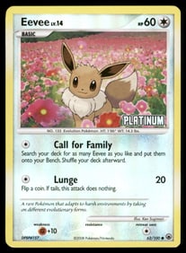 Eevee Stamped Majestic Dawn #62/100 Holo Pokemon Card
