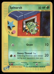 Spinarak (62) Aquapolis #062/147 Holo Pokemon Card