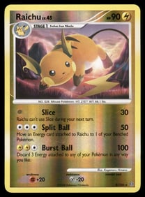 Raichu Stormfront #8/100 Holo Pokemon Card