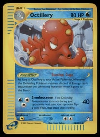 Octillery Aquapolis #026/147 Holo Pokemon Card