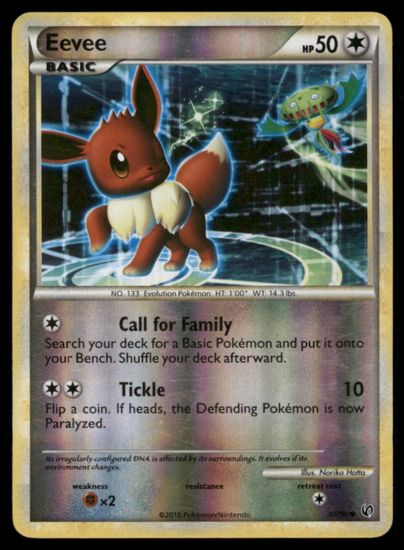 Eevee (48) Undaunted #48/90 Holo Pokemon Card: We offer combined shipping on multiple items. Buyers may also arrange their own shipping. LiveShipping is a separate and independent option for shipping that is NOT a part of the auction house or thei