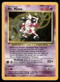 Mr. Mime (6) Jungle #06/64 Holo Pokemon Card