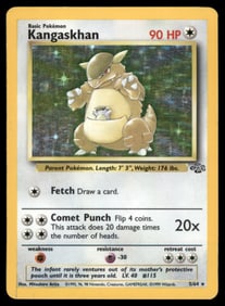 Kangaskhan (5) Jungle #05/64 Holo Pokemon Card