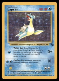 Lapras (25) Fossil #25/62 Holo Pokemon Card