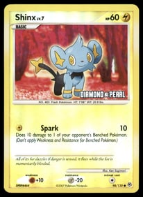 Shinx Stamped Nintendo Promos #98/130 Holo Pokemon Card