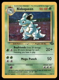 Nidoqueen (7) Jungle #07/64 Holo Pokemon Card