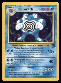 Poliwrath Base Set #013/102 Holo Pokemon Card