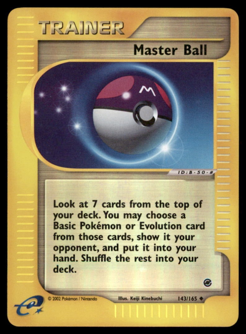 Master Ball Expedition #143/165 Holo Pokemon Card: We offer combined shipping on multiple items. Buyers may also arrange their own shipping. LiveShipping is a separate and independent option for shipping that is NOT a part of the auction house or thei